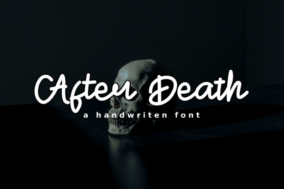 After Death Script Typeface for Handmade Brands