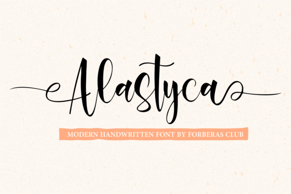 Alastyca: A Timeless Handwritten Font for Real Business Branding