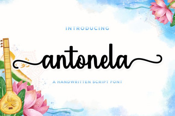 Antonela Script Font for Editorial Design