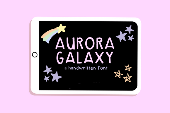 Aurora Galaxy: A Handwritten Font That Makes Your Campaigns Instantly Recognizable
