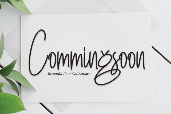 Commingsoon: A Delicate Handwritten Font for Thoughtful Digital Branding