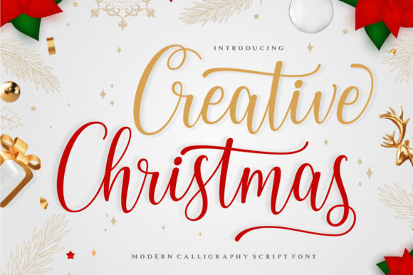 Creative Christmas: A Thoughtful Script Font for Editorial Moments