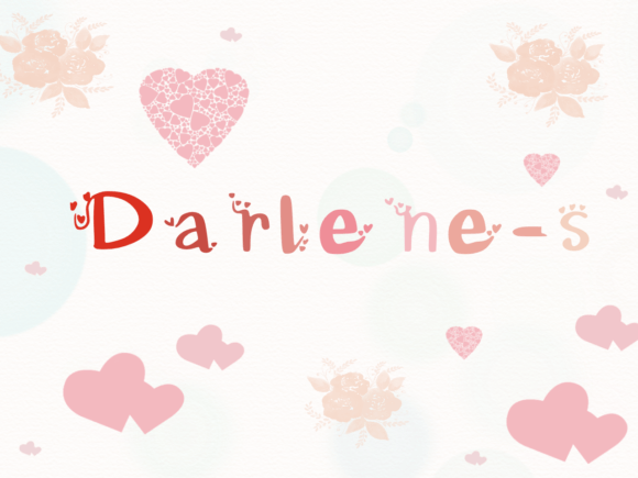 Darlene S: A Quirky Handwritten Font for Crafters & Sellers