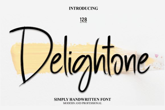 Delightone: A Warm, Elegant Script Font for Handmade Creators