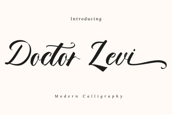 Doctor Levi: A Balanced Script Font for Handmade Brands