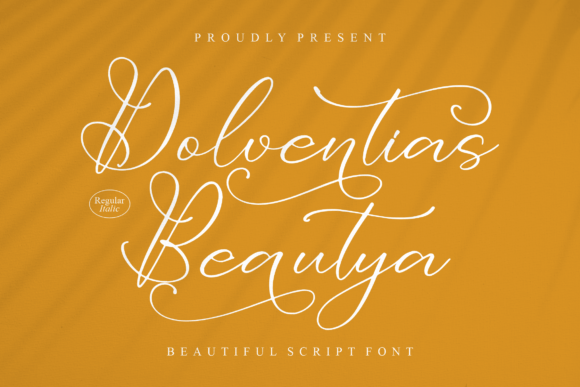 Dolventias Beautya: Elegant Handwritten Font for Crafters