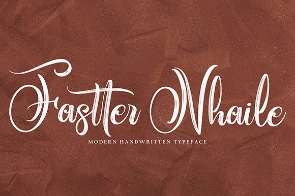 Fastter Nhaile: A Handwritten Script Font That Feels Like a Design Win