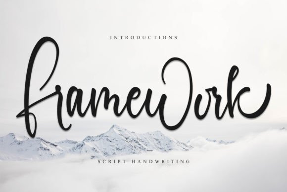 Framework: A Handwritten Font That Makes Your Message Instantly Clear