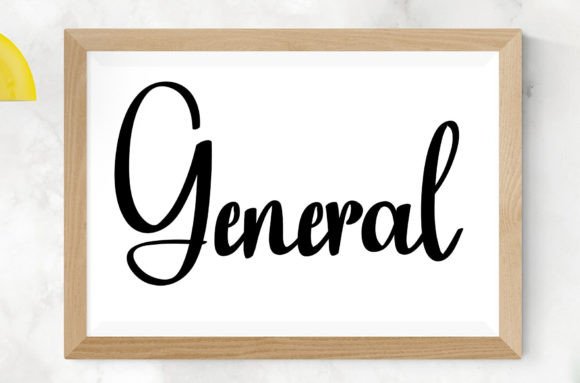 General: A Friendly Handwritten Font for Campaign Graphics