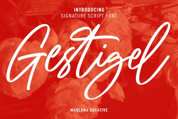 Gestigel: A Romantic Handwritten Font for Makers