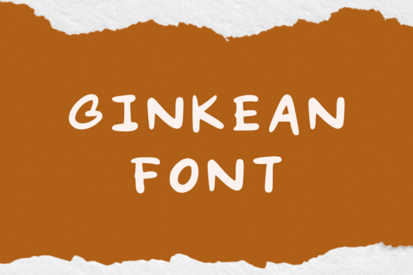Ginkean: A Friendly Handwritten Font for Digital Branding