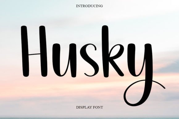 Husky: A Friendly Handwritten Font for Makers