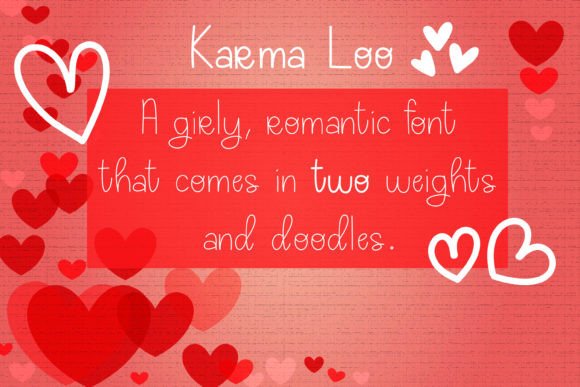 Karma Loo: A Girly Script Font That Builds Brand Trust