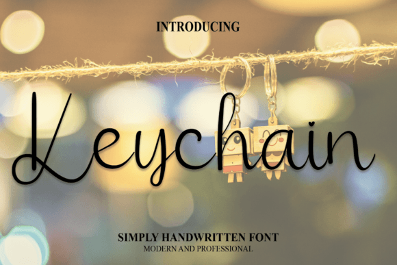 Keychain: A Friendly Handwritten Font for Digital Branding