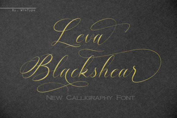 Leva Blackshear: A Modern Script Font That Elevates Your Brand