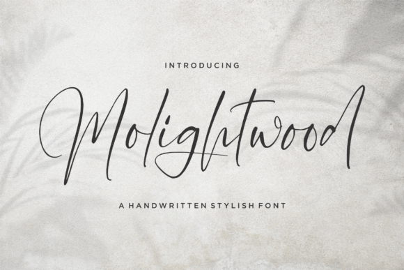 Molighwood: A Handwritten Font That Elevates Your Brand