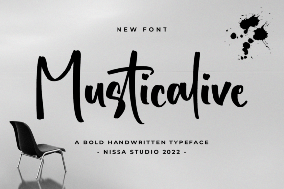 Musticalive: A Script Font That Feels Like a Thoughtful Pause