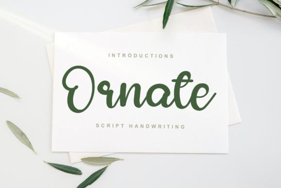 Ornate: A Handwritten Font That Elevates Brand Voice
