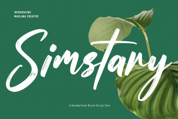 Simstary: A Modern Script Font That Elevates Digital Branding