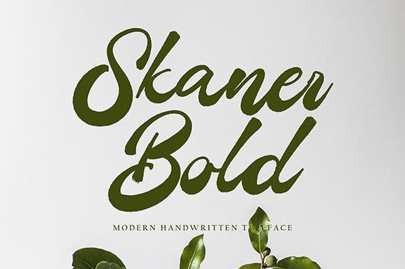 Skaner Bold: A Fresh Handwritten Typeface for Bold Brand Moments