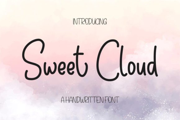 Sweet Cloud: A Handwritten Font That Feels Like a Gentle Invitation