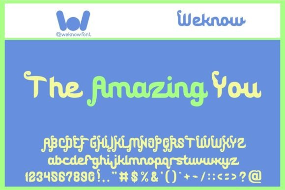 The Amazing You: A Playful Script Font for Scroll-Stopping Campaigns
