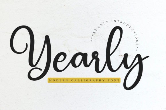 Yearly: A Dainty Script Font That Elevates Real Small Business Branding